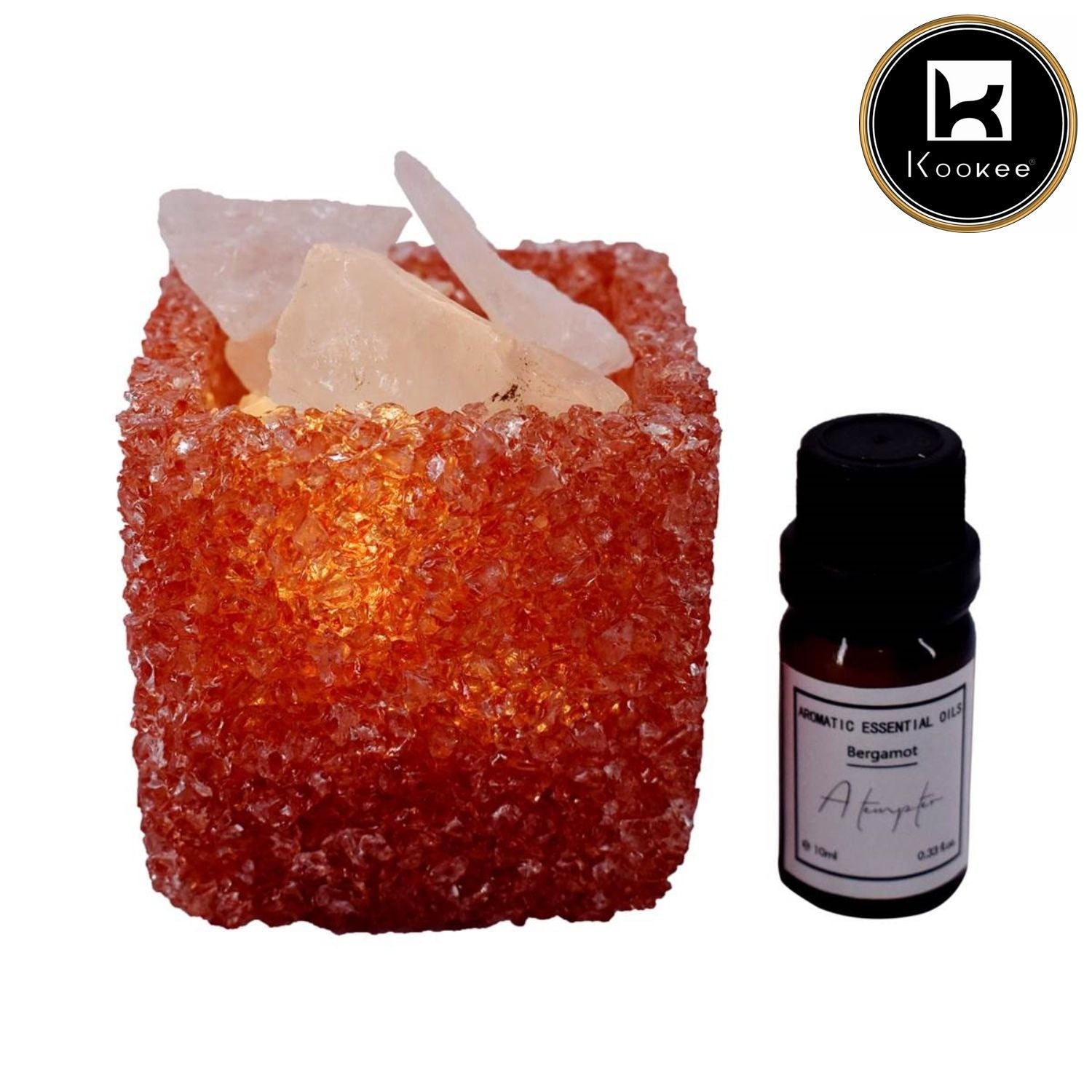 Natural Crystal Aromatherapy with Essential Oil, Electric Diffuser (087-5-F)