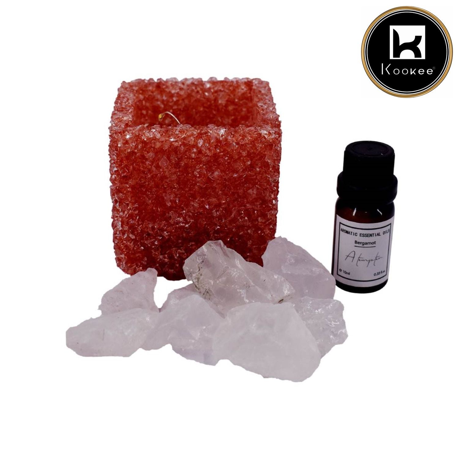 Natural Crystal Aromatherapy with Essential Oil, Electric Diffuser (087-5-F)