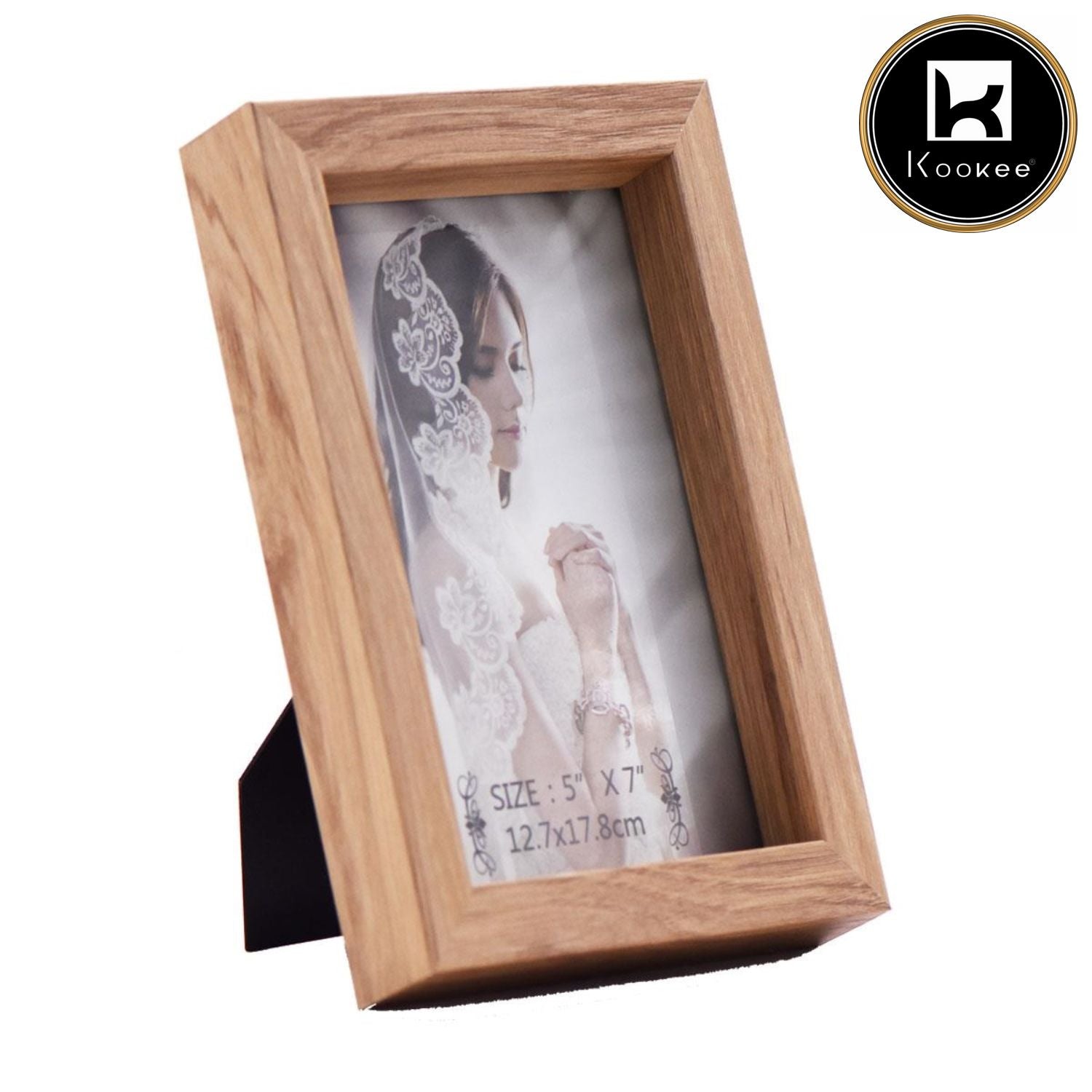 Wooden Border Photo Frame (5X7) inches (AR-7)