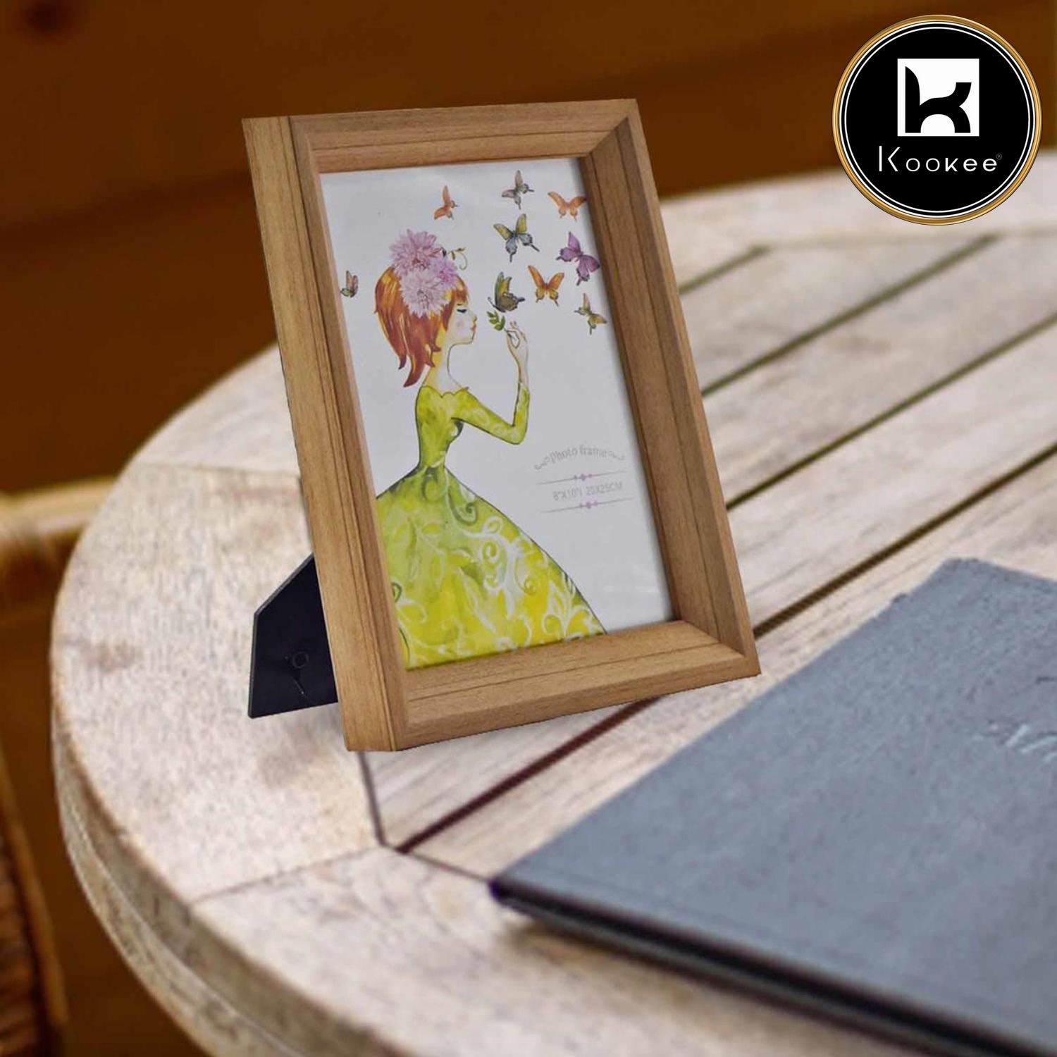 Kookee Wooden Border Photo Frame (8x10) inches (AR -20)