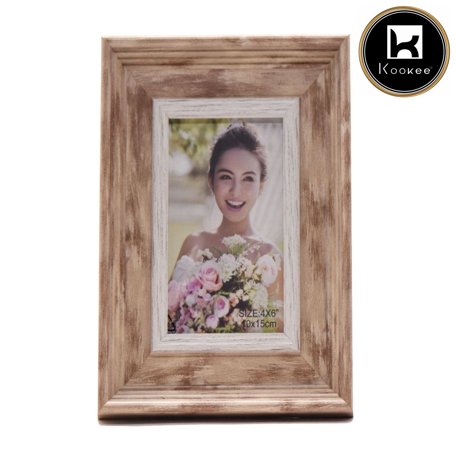 Wooden Border Photo Frame (4x6) inches (AR-5)