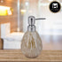 Kookee Ceramic Soap Dispenser with Stylish Refillable Pump Bottle for Bathroom Handwash & Kitchen Wash Basin, Perfect for Hand Soap, Lotion, and more, Cream,