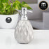 Ceramic Soap Dispenser for handwash for Bathroom, Silver, (Set of 1) (7630)