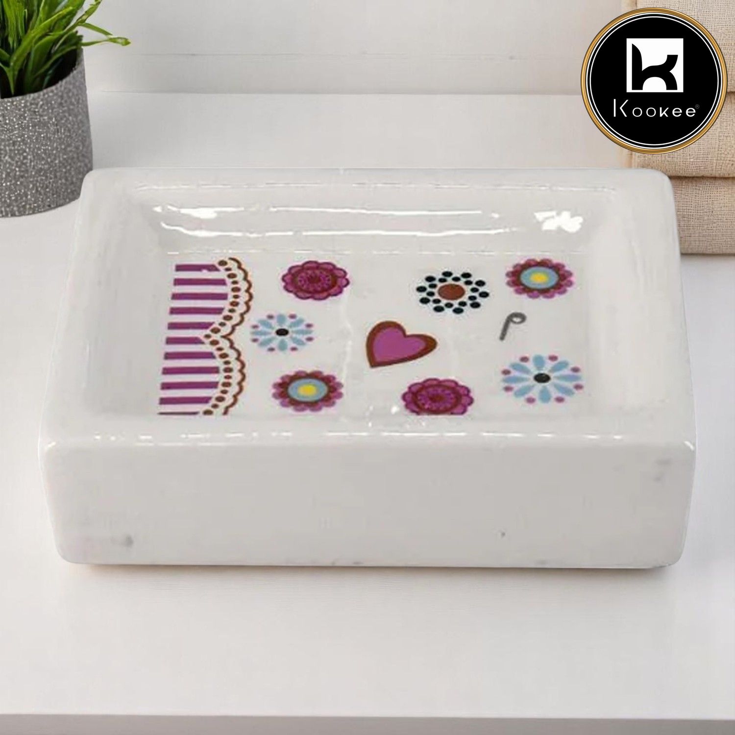 Ceramic Soap Holders, 1 piece (7662-SH)