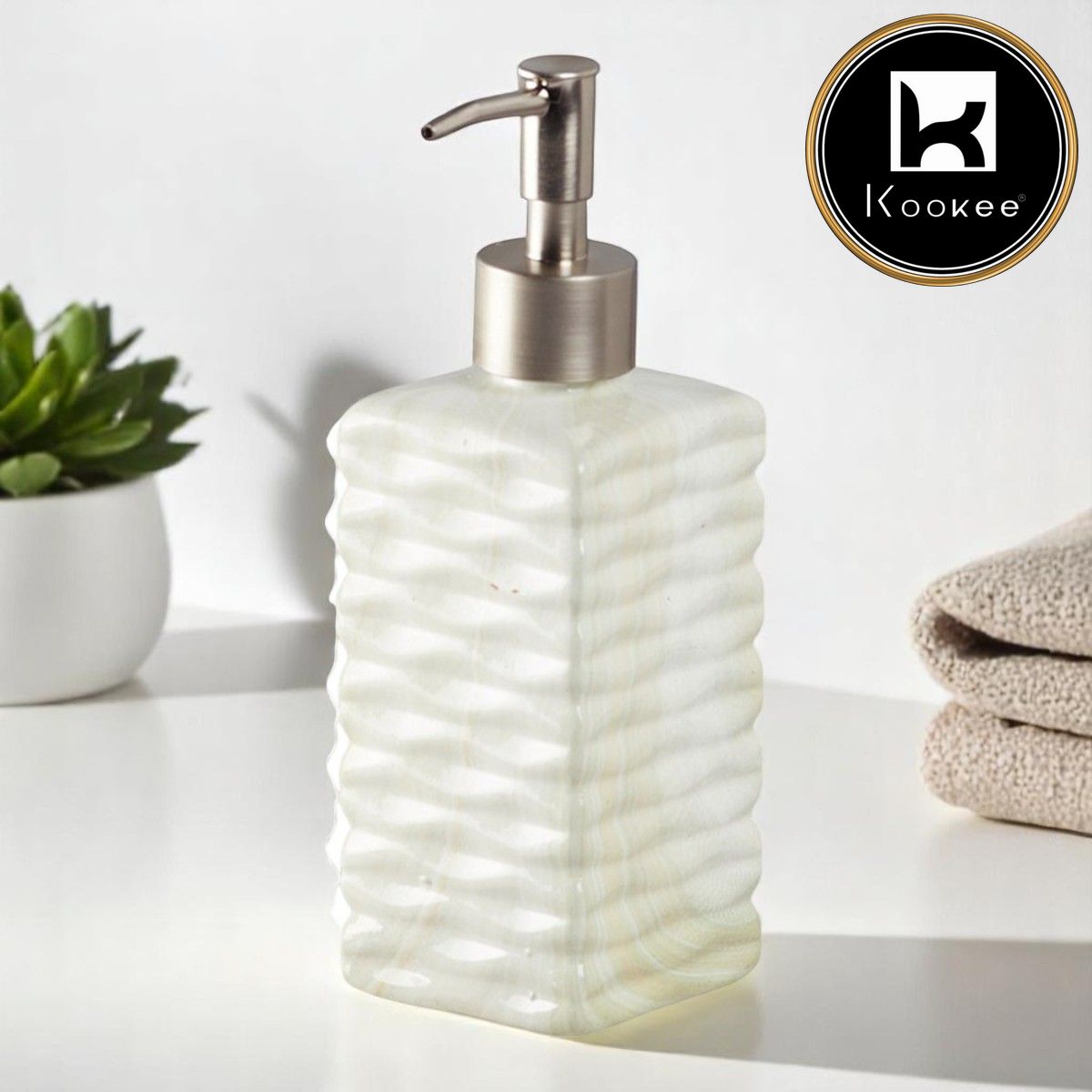 Kookee Ceramic Soap Dispensers, 1 piece (7693-SD)