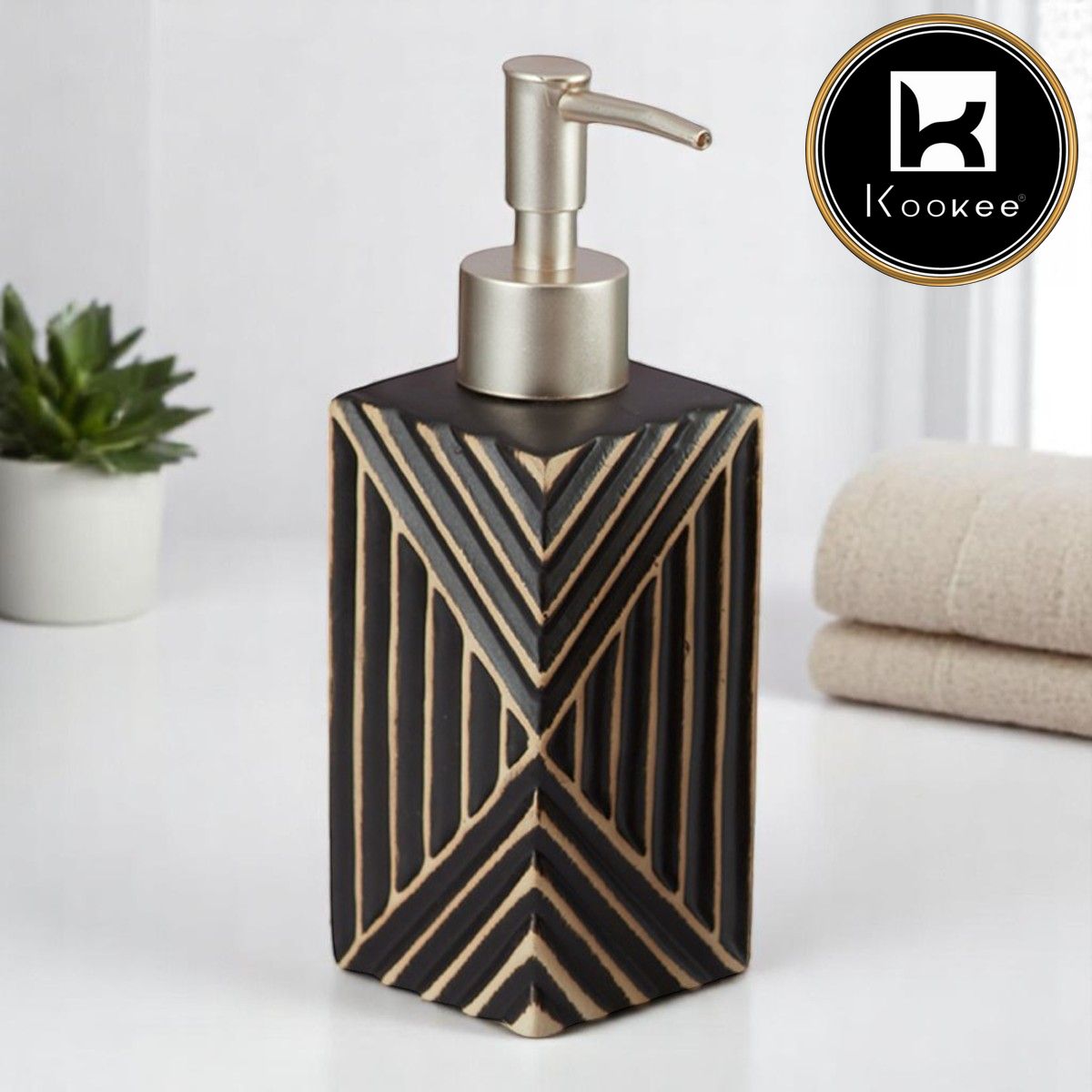 Kookee Ceramic Soap Dispensers, 1 piece (7698-SD)