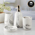 Ceramic Bathroom Accessories Set of 4 with Soap Dispenser (7712)