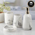 Ceramic Bathroom Accessories Set of 4 with Soap Dispenser (7712)