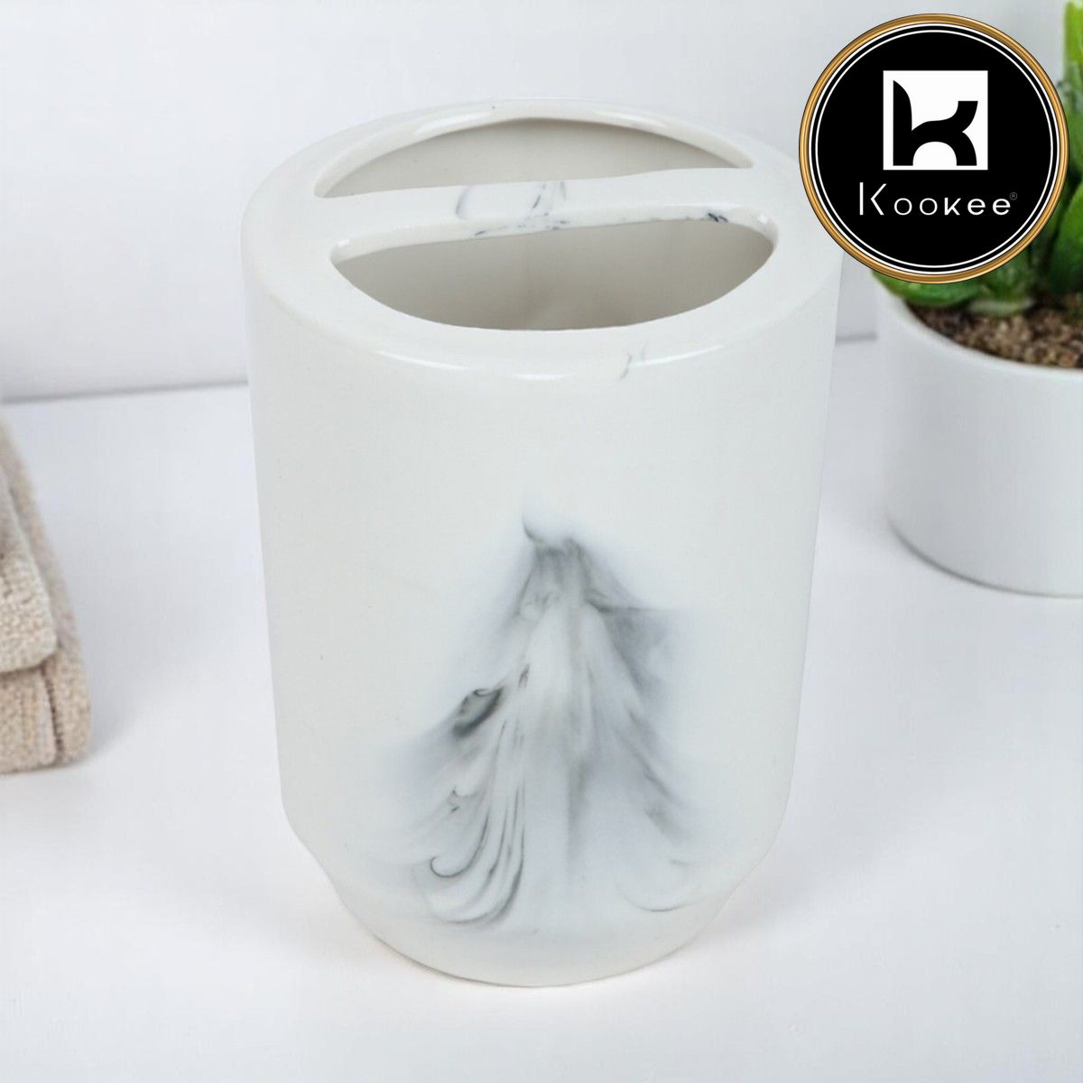 Ceramic Toothbrush Holders, 1 piece (7712-TH)