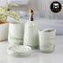 Ceramic Bathroom Set of 4 with Soap Dispenser (7713)