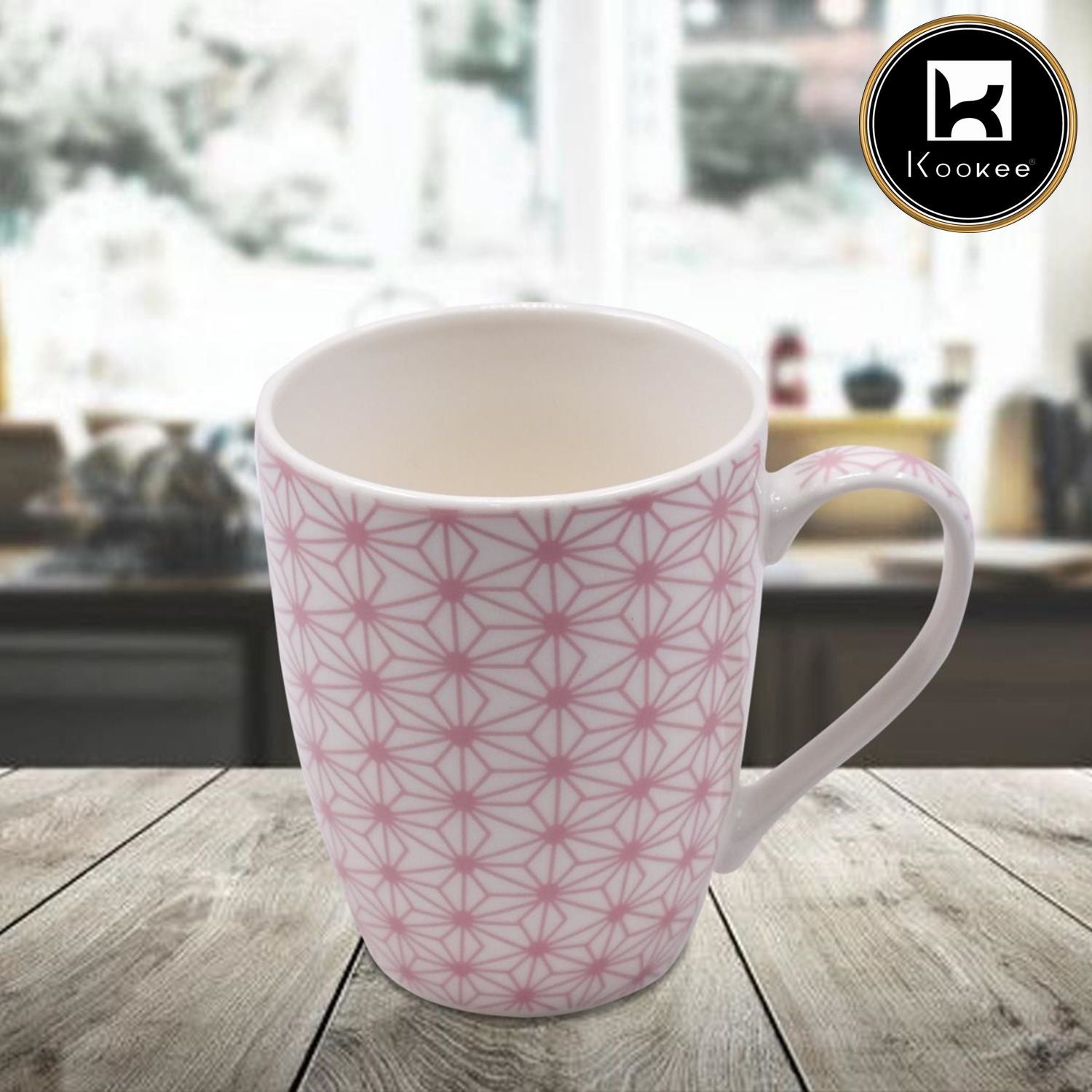 Kookee Printed Ceramic Coffee or Tea Mug with handle - 325ml (BPM3533-A)