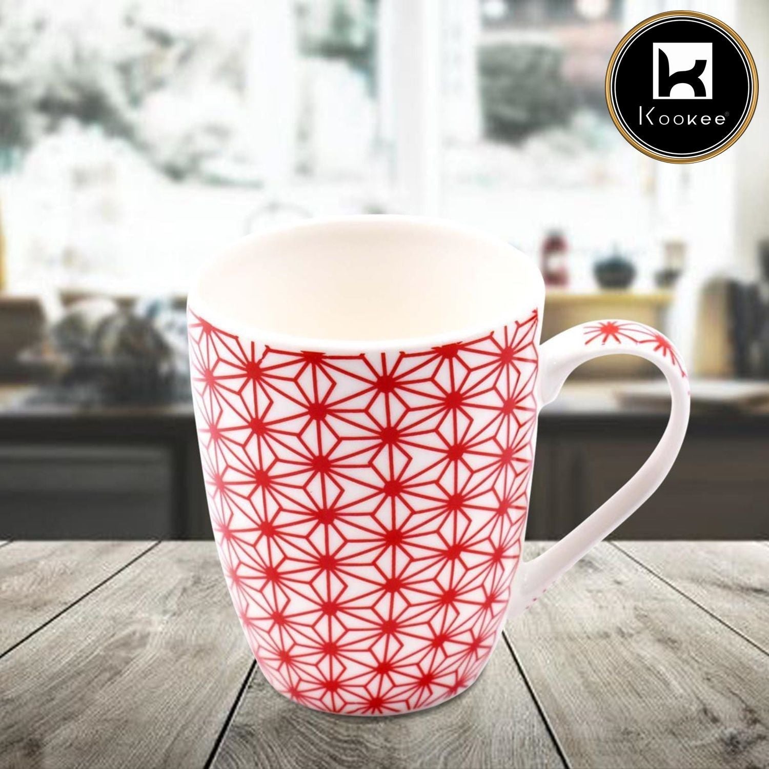 Kookee Printed Ceramic Coffee or Tea Mug with handle - 325ml (BPM3533-C)