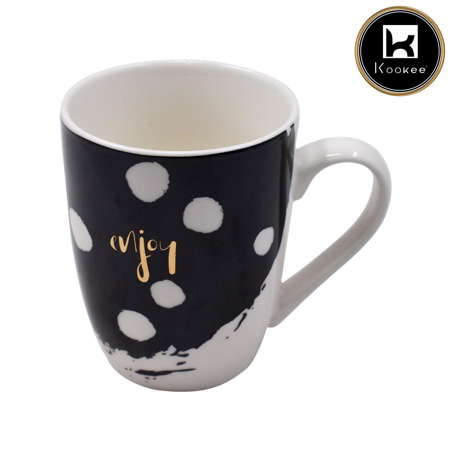 Printed Ceramic Coffee or Tea Mug with handle - 325ml (4388-A)