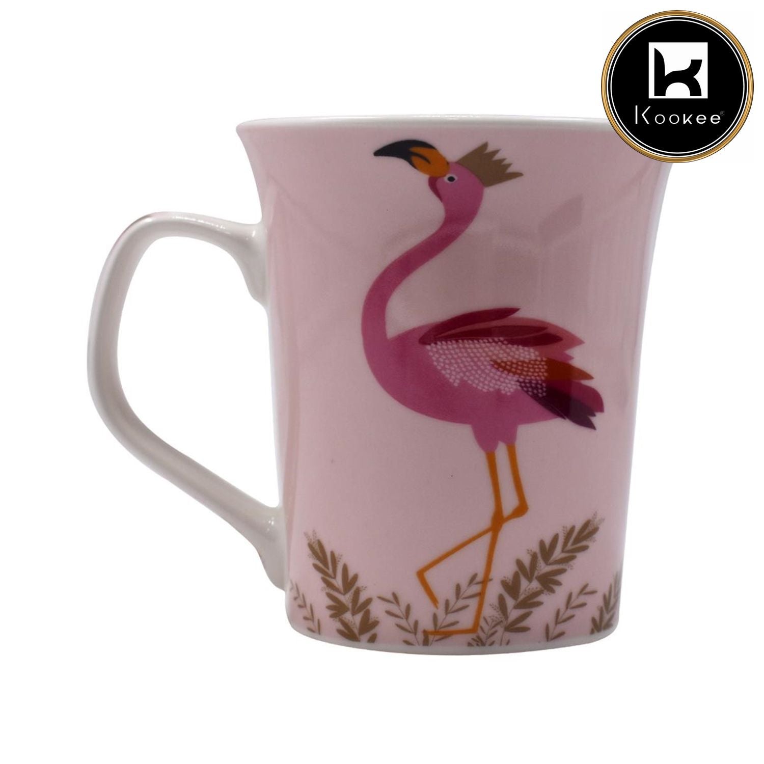 Printed Ceramic Tall Coffee or Tea Mug with handle - 325ml (4611-C-A)