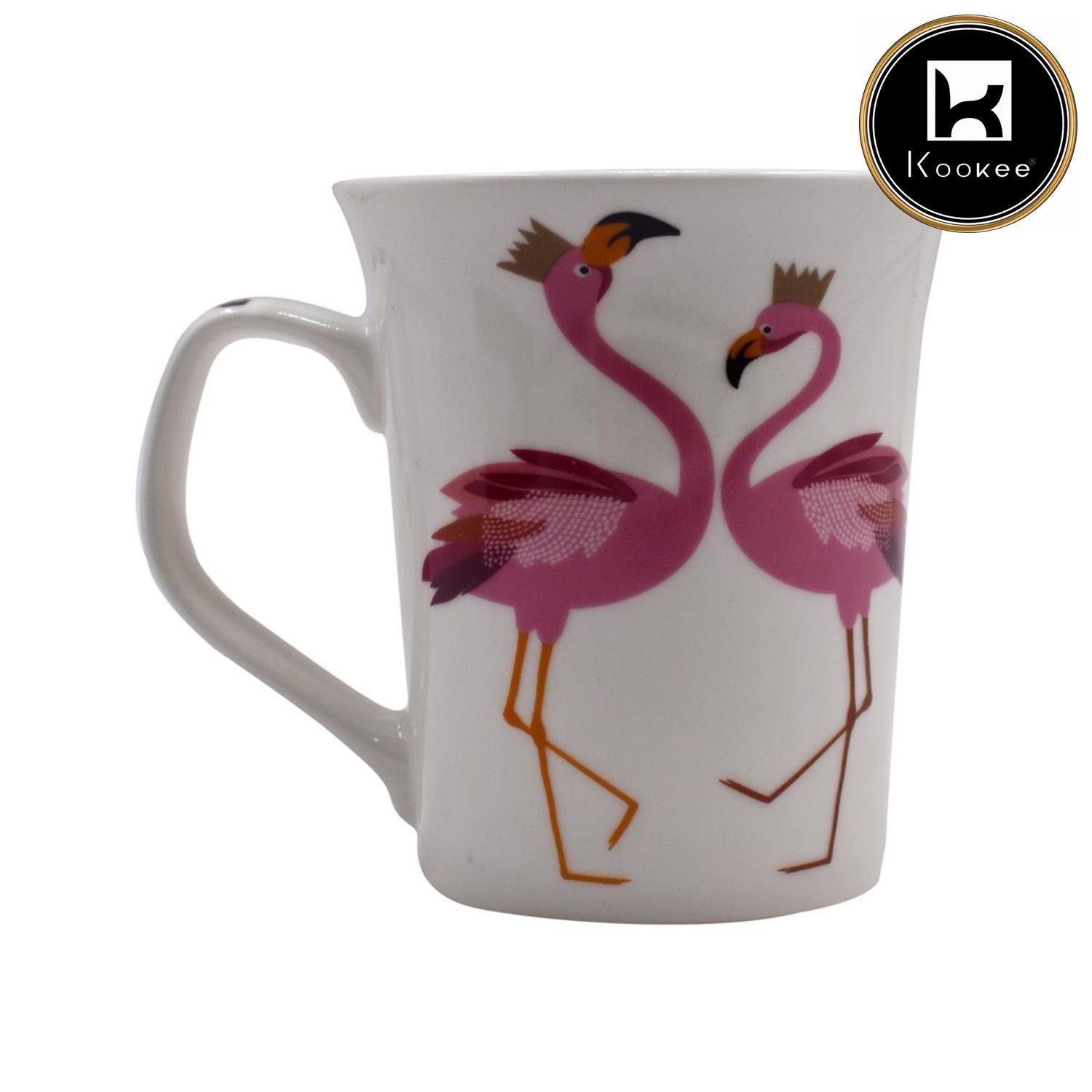 Printed Ceramic Tall Coffee or Tea Mug with handle - 325ml (4611-C-B)