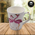 Kookee Printed Ceramic Tall Coffee or Tea Mug with handle for Office, Home or Gifting - 325ml