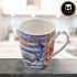 Kookee Printed Ceramic Coffee or Tea Mug with handle for Office, Home or Gifting - 325ml