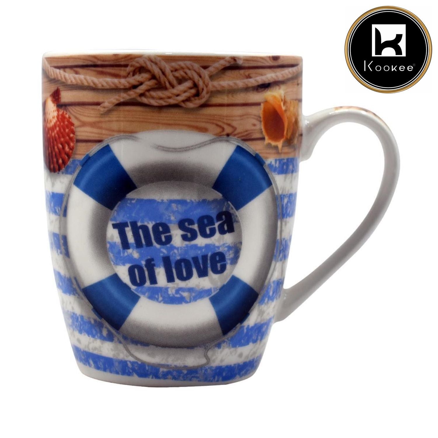 Printed Ceramic Coffee or Tea Mug with handle - 325ml (BPM3030-G-C)