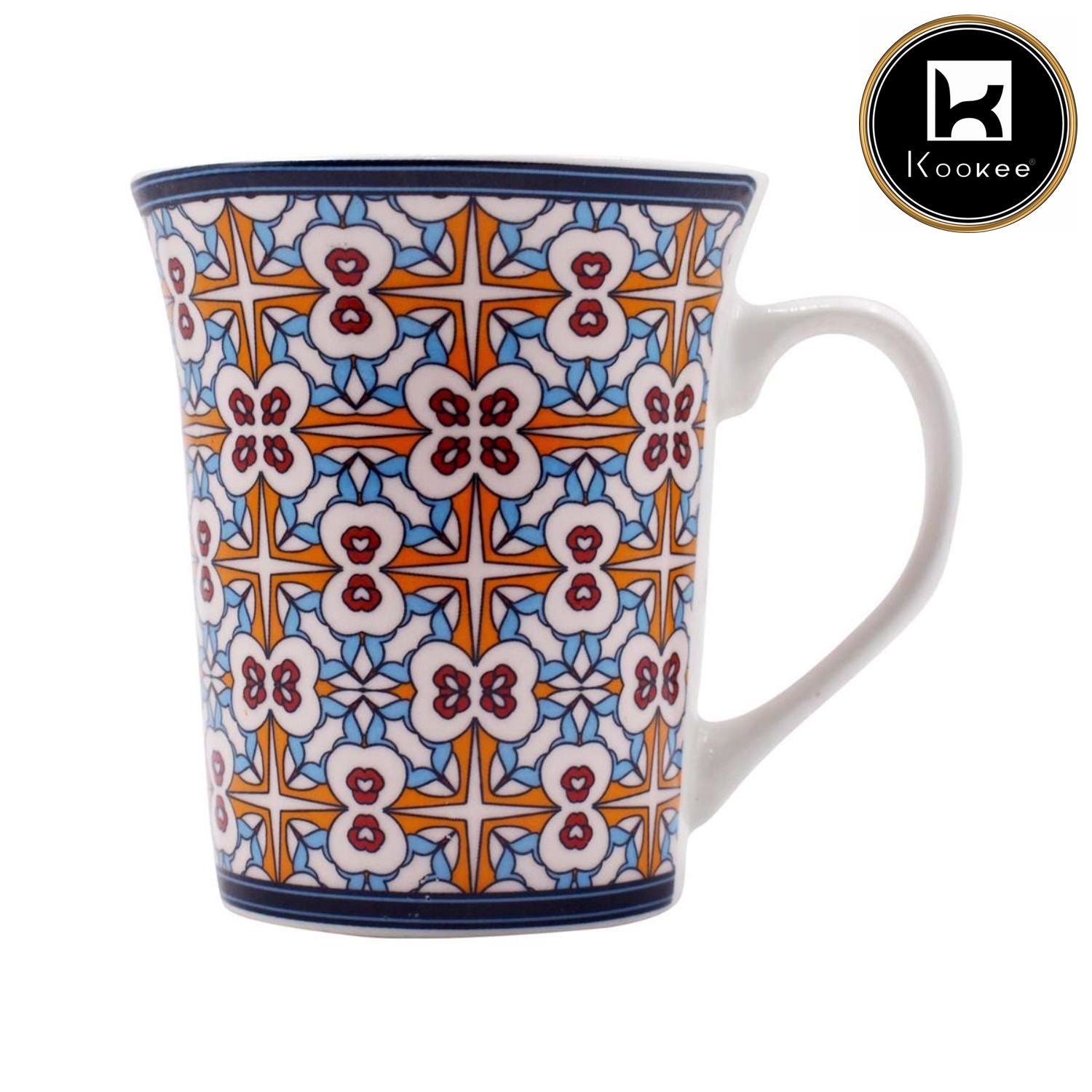 Printed Ceramic Tall Coffee or Tea Mug with handle - 325ml (BPM4430-A)