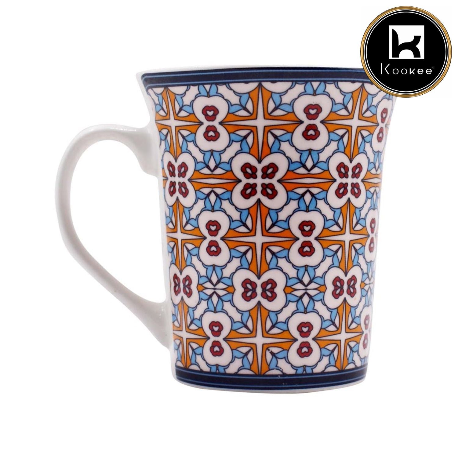 Printed Ceramic Tall Coffee or Tea Mug with handle - 325ml (BPM4430-A)