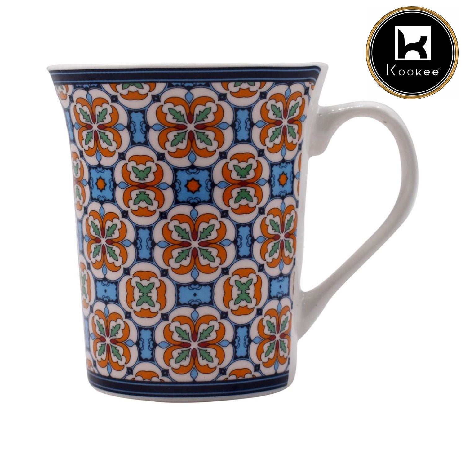 Printed Ceramic Tall Coffee or Tea Mug with handle - 325ml (BPM4430-B)