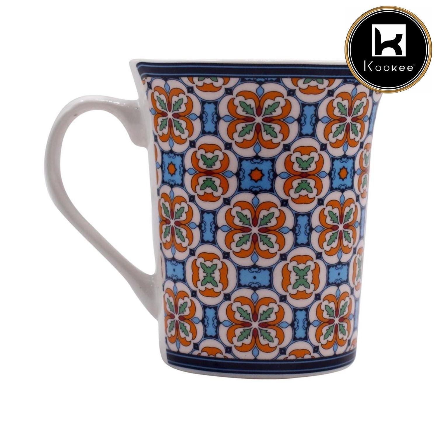 Printed Ceramic Tall Coffee or Tea Mug with handle - 325ml (BPM4430-B)