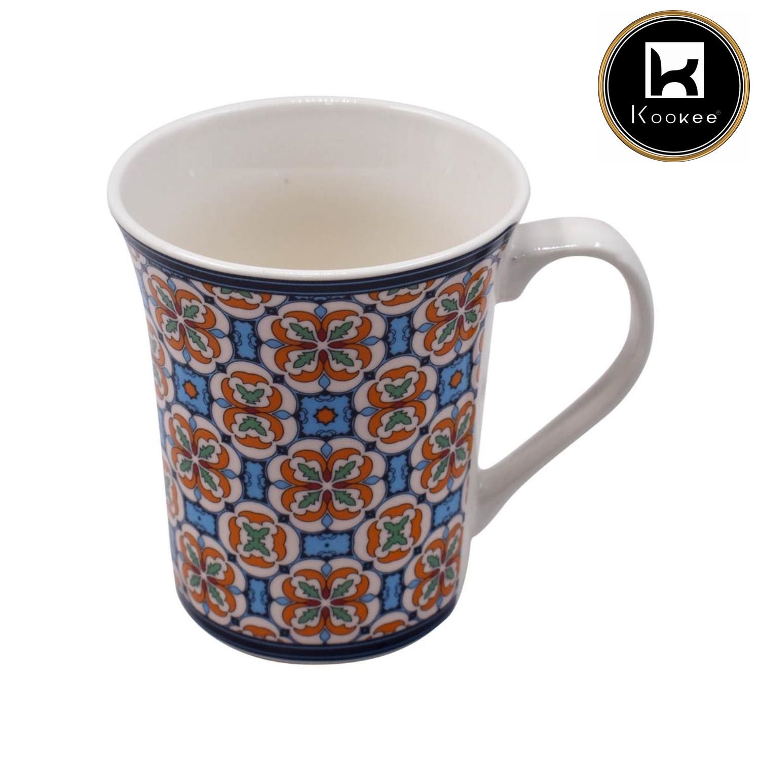 Printed Ceramic Tall Coffee or Tea Mug with handle - 325ml (BPM4430-B)