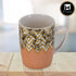 Kookee Printed Ceramic Tall Coffee or Tea Mug with handle for Office, Home or Gifting - 325ml