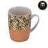 Printed Ceramic Tall Coffee or Tea Mug with handle - 325ml (R4760-A)