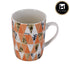 Printed Ceramic Tall Coffee or Tea Mug with handle - 325ml (R4760-C)