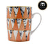 Printed Ceramic Tall Coffee or Tea Mug with handle - 325ml (R4760-D)