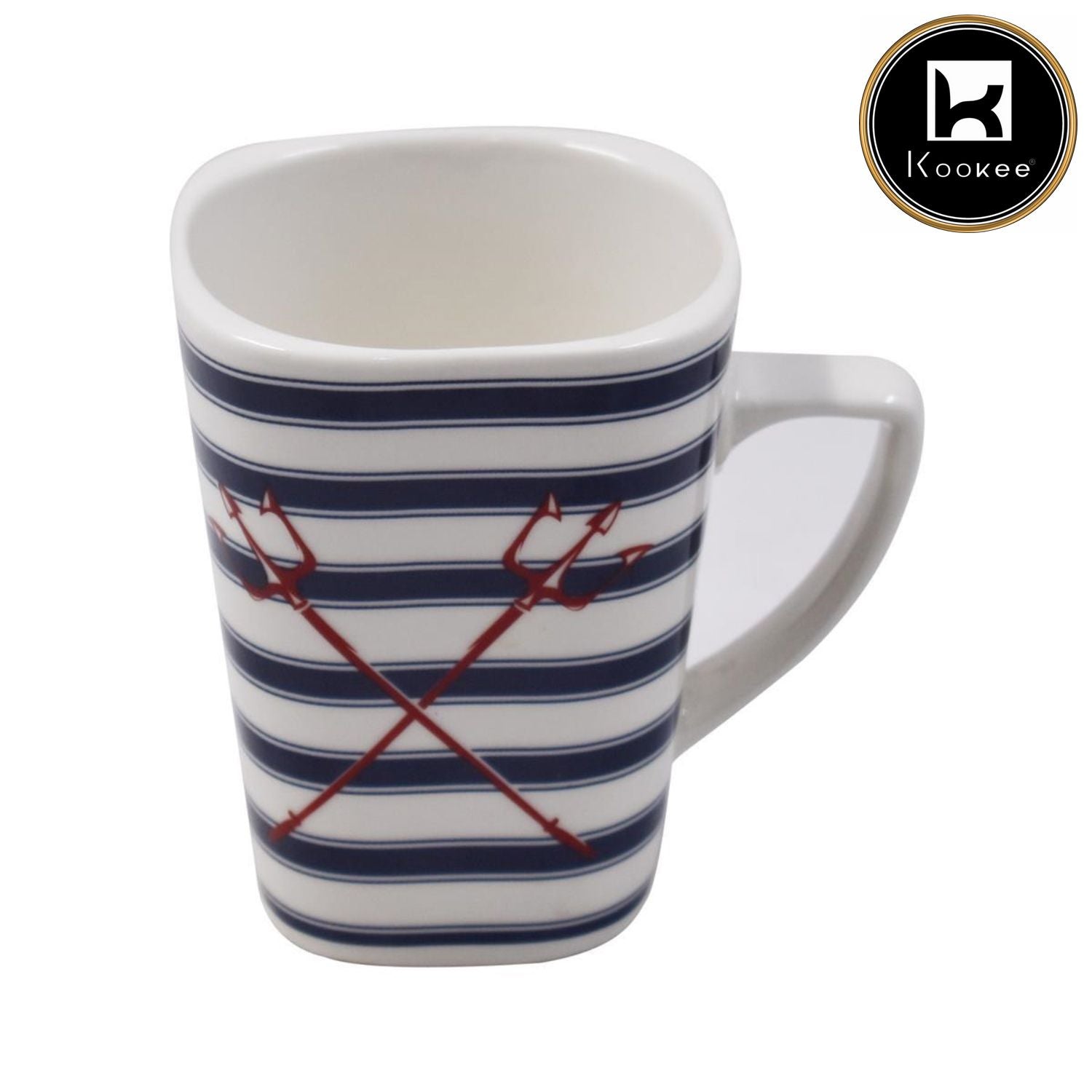 Printed Ceramic Tall Coffee or Tea Mug with handle - 325ml (BPM3402-D)