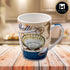 Kookee Printed Ceramic Coffee or Tea Mug with handle for Office, Home or Gifting - 325ml