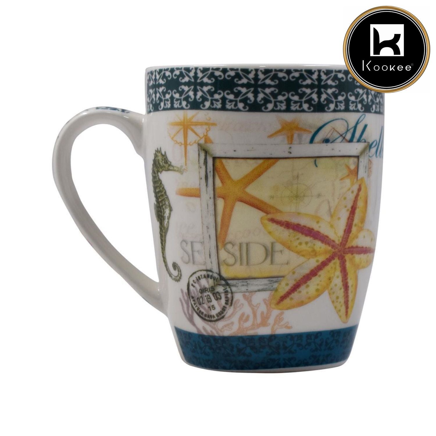 Printed Ceramic Coffee or Tea Mug with handle - 325ml (BPM3403-B)