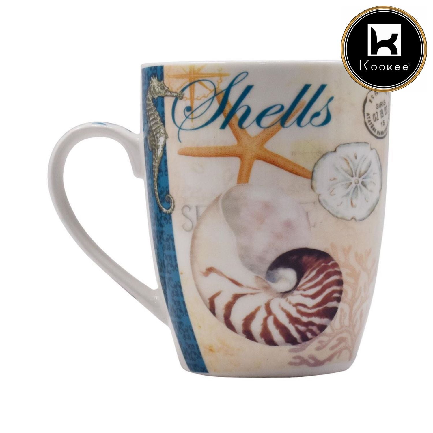 Printed Ceramic Coffee or Tea Mug with handle - 325ml (BPM3403-C)