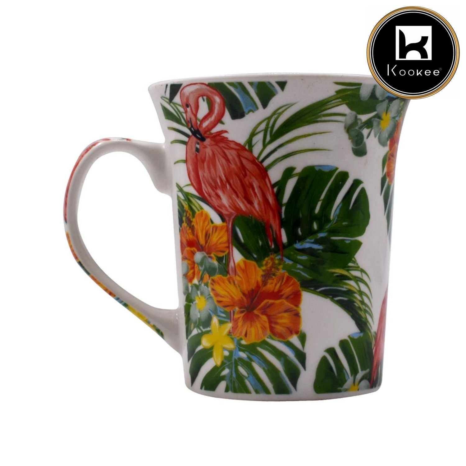 Printed Ceramic Tall Coffee or Tea Mug with handle - 325ml (BPM4051-D)