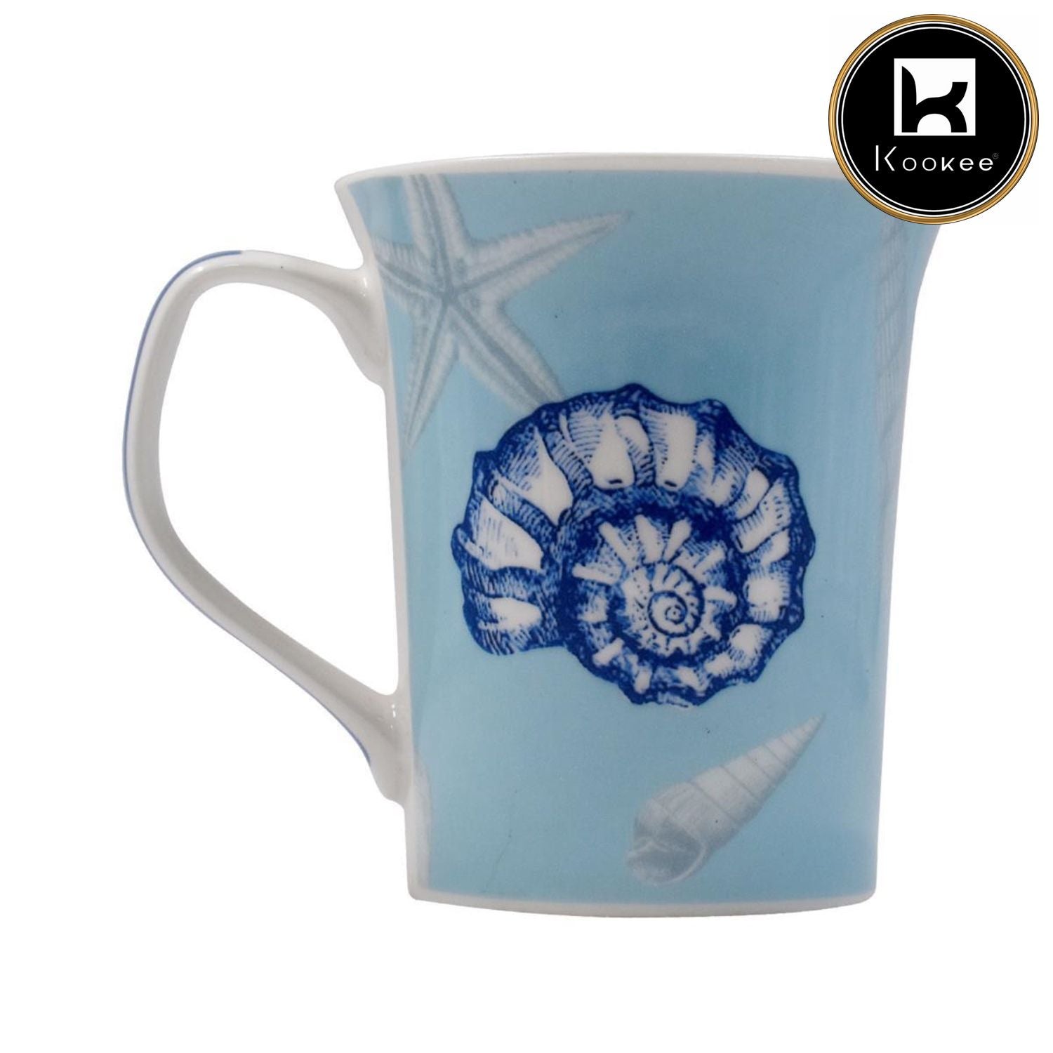 Printed Ceramic Tall Coffee or Tea Mug with handle - 325ml (BPM4283-C)