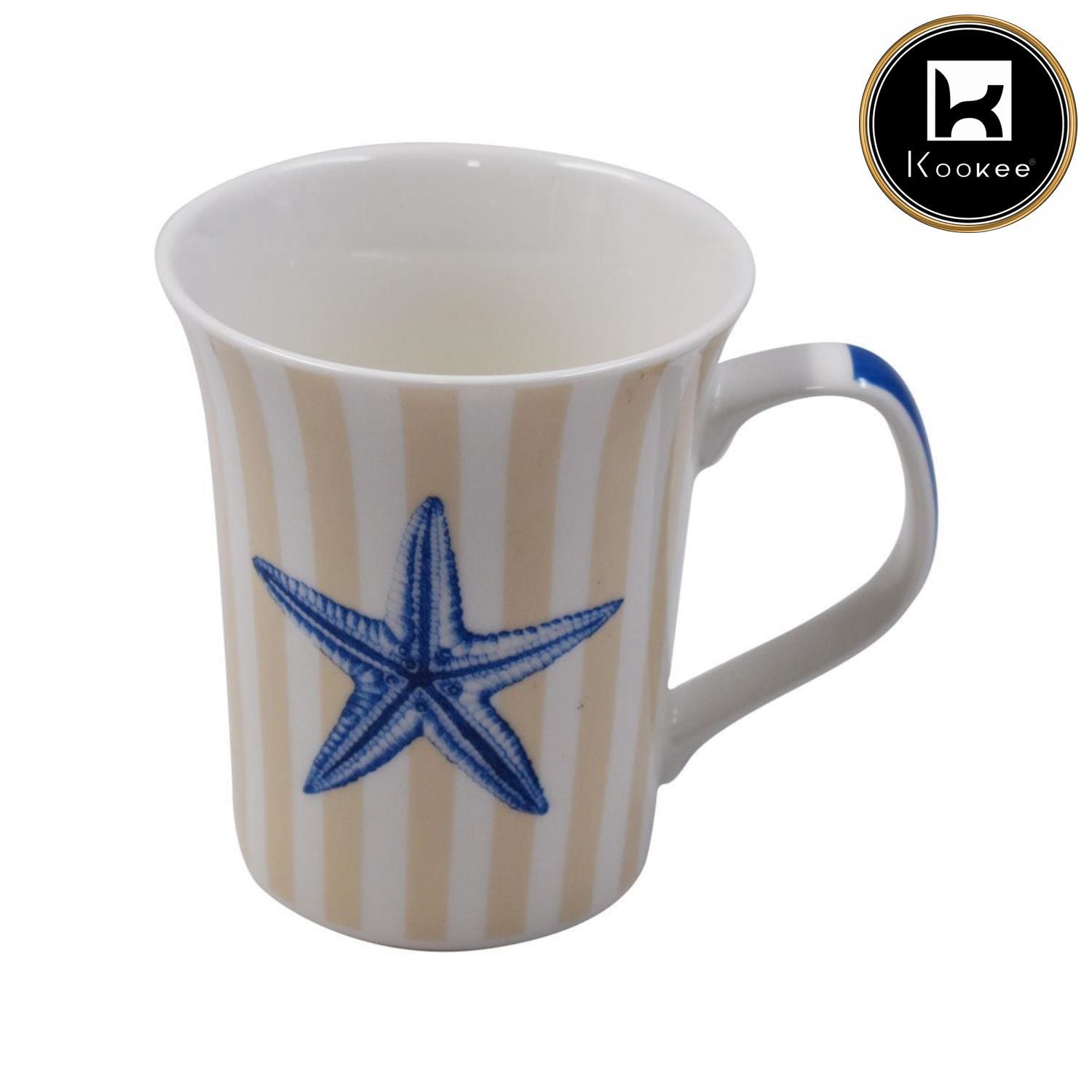 Printed Ceramic Tall Coffee or Tea Mug with handle - 325ml (BPM4283-D)