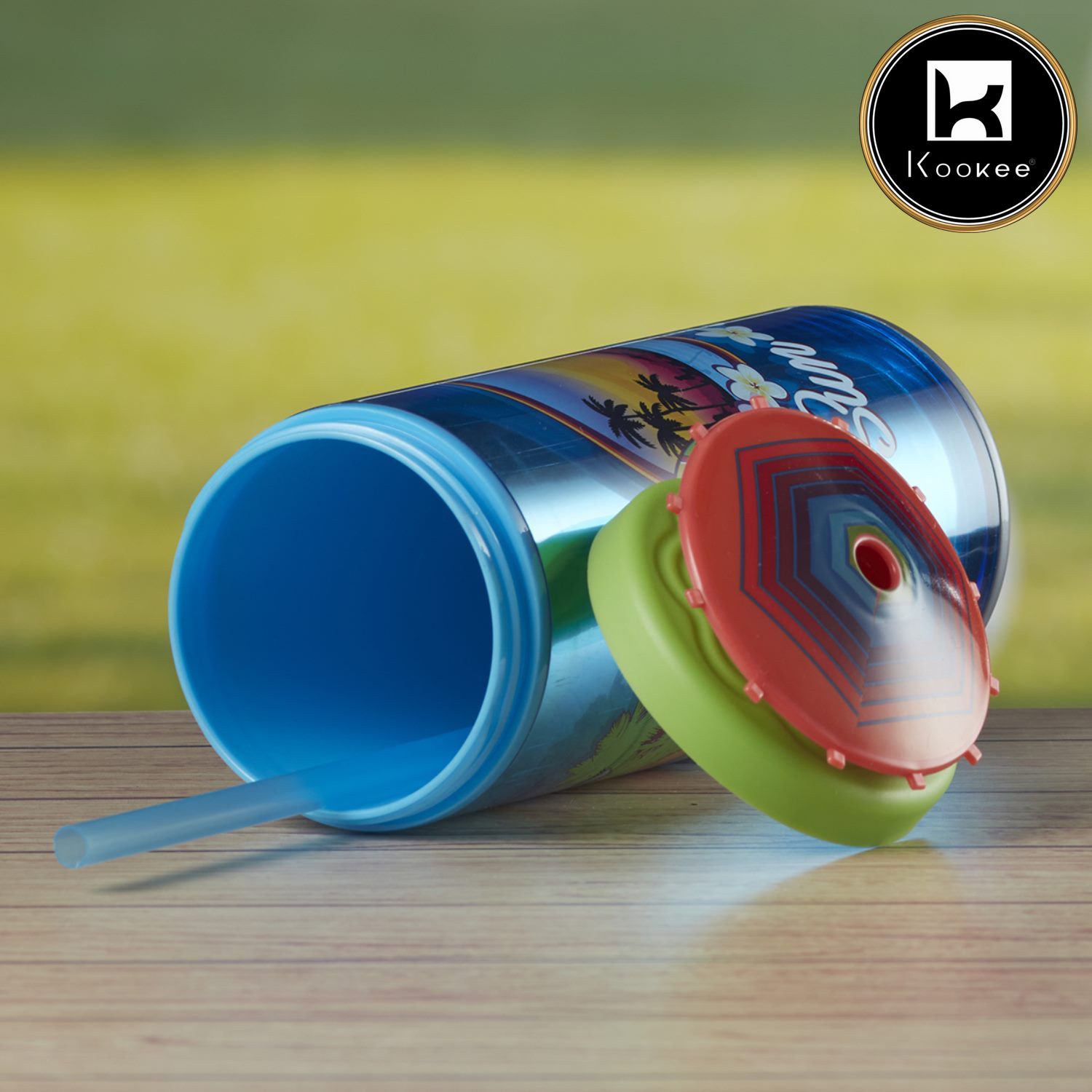 Acrylic Sipper, Cup, Tumbler Frosted with Straw and Lid, 275ml (V-SIPR-002)