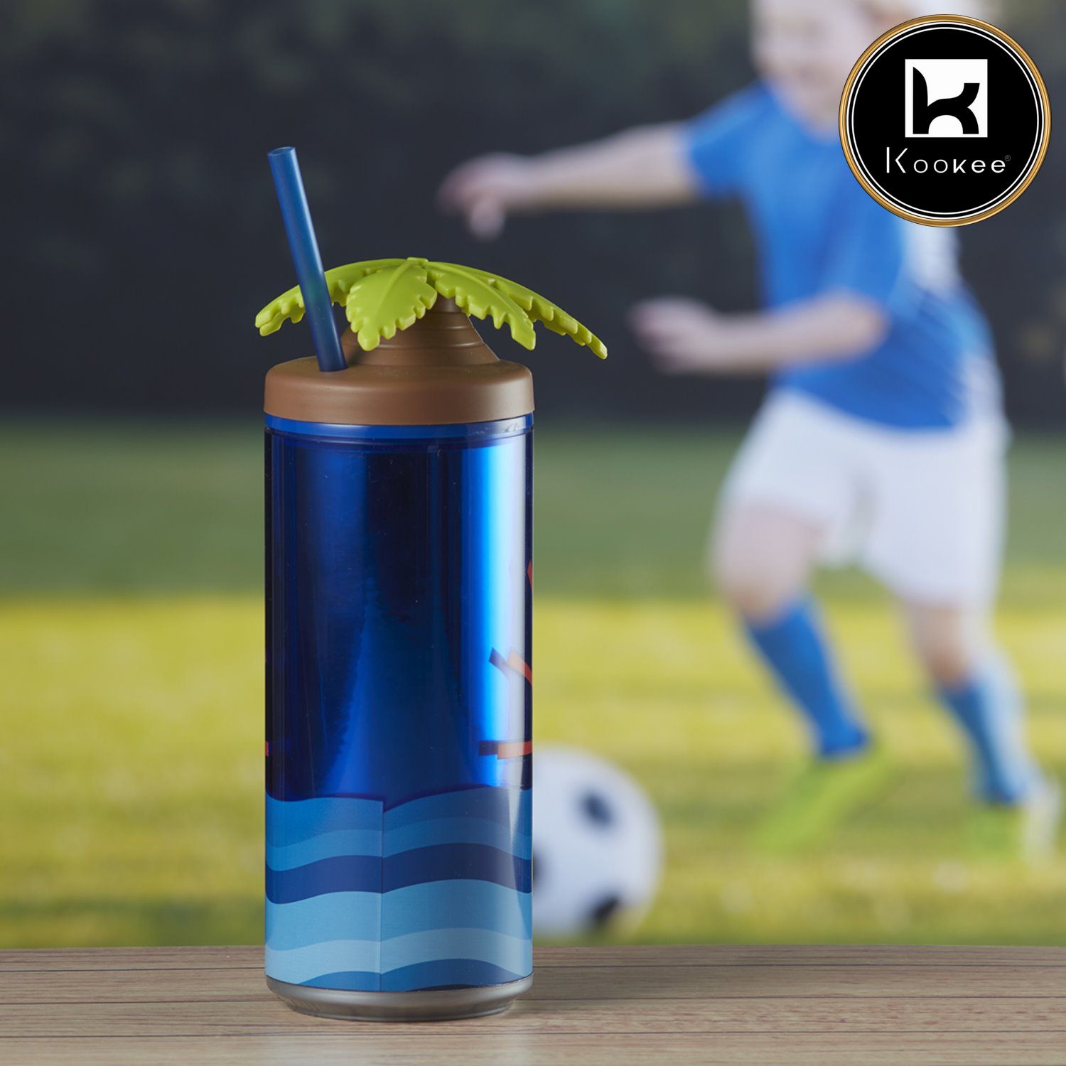 Acrylic Sipper, Cup, Tumbler Frosted with Straw and Lid, 275ml (V-SIPR-002)