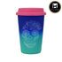 Ceramic Coffee or Tea Tall Tumbler with Silicone Lid - 275ml (R4848-A)