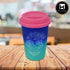 Ceramic Coffee or Tea Tall Tumbler with Silicone Lid - 275ml (R4848-A)