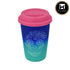 Ceramic Coffee or Tea Tall Tumbler with Silicone Lid - 275ml (R4848-A)