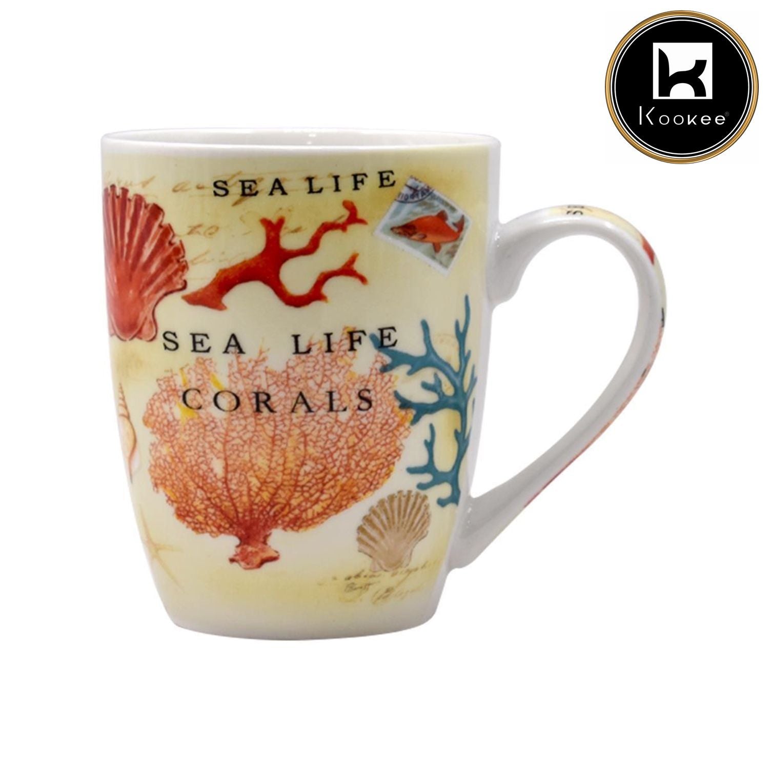 Kookee Printed Mugs, Multi, ART07929