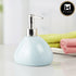 Ceramic Soap Dispenser for handwash for Bathroom, Blue, (Set of 1) (7972)