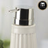 Ceramic Soap Dispenser for handwash for Bathroom, Grey, (Set of 1) (7983)