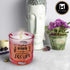 Kookee Soy Wax Scented Candle in Glass Jar for Home Fragrance and Home Decoration