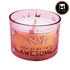 Soy Wax Scented Candle in Glass Jar (50H Burn Time) (AXW1314-A)