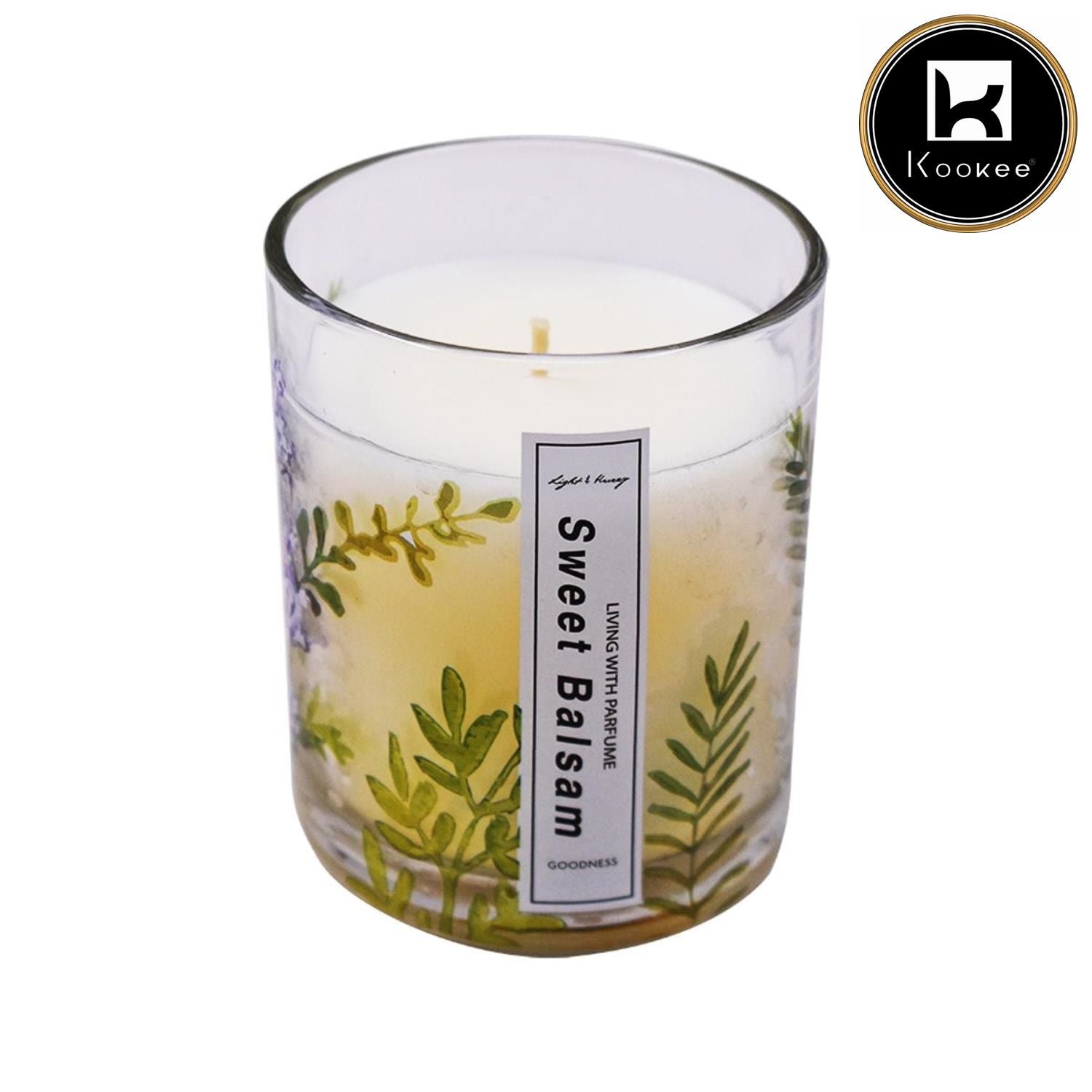 Soy Wax Scented Candle in Glass Jar (40H Burn Time) (AXW2035-A)