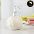 Ceramic Soap Dispenser for handwash for Bathroom, Beige, (Set of 1) (8019)